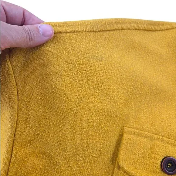 Listicle | Mustard Yellow-Over Sized- Shacket | Size Small - Picture 4 of 5